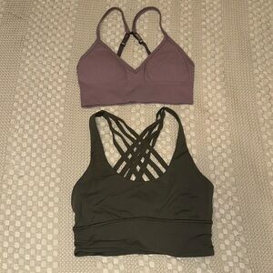2 lulu lemon sports bras size small